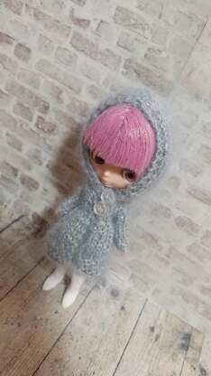 Petite Blythe hooded coat