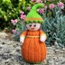 Halloween Pumpkin Doll Knitting Pattern - Toy Knitting Pattern