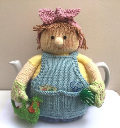 Betty the gardener tea cosy