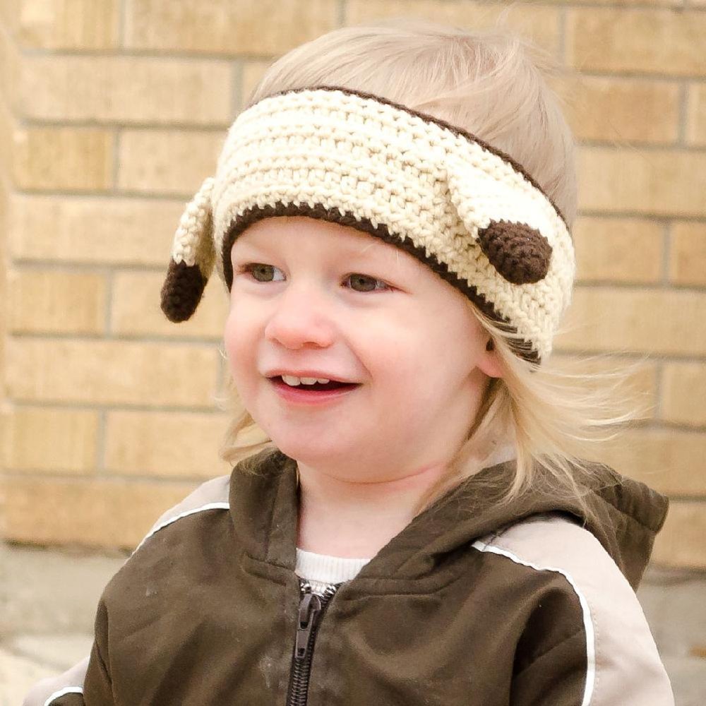 Critter Society Ear Warmers Dog Crochet pattern by Jacqualyn