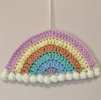 Rainbow & Clouds Wall Hanging