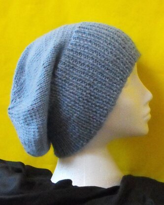 CHUNKY SLOUCH BEANIE KNITTING PATTERN