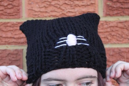 Knitted Cat Beanie