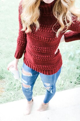 Cranberry Biscotti Turtleneck