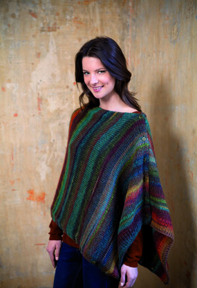 Womens Cape, Poncho and Waistcoat in one in Katia Azteca - 13