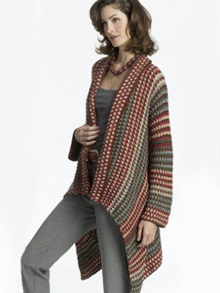 Asymmetrical Jacket in Caron Simply Soft - Downloadable PDF