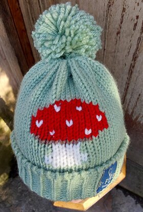 Mushroomknit beanie