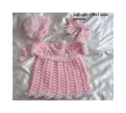 Baby Dress Knitting Patterns #204