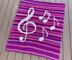 Music Note Blanket