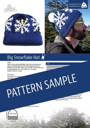 Big Snowflake Hat