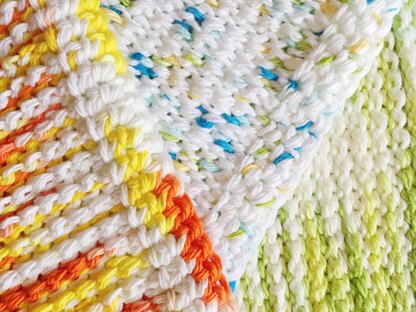 Tunisian Crochet Dishcloths