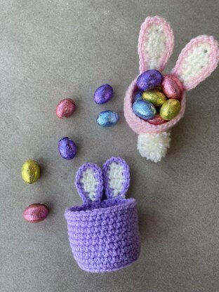 Crochet Easter Bunny Egg Cup