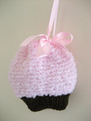 Simple Knit Cupcake Purse Pattern