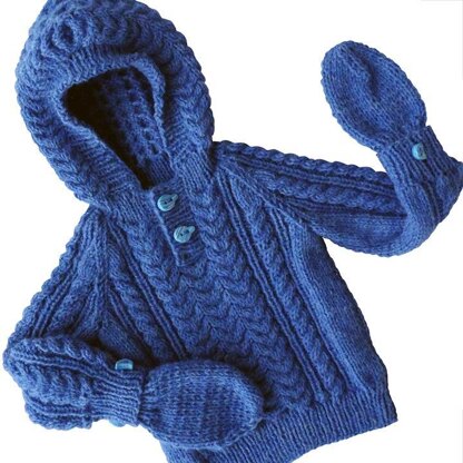 Baby to Toddler Cable Hoodie