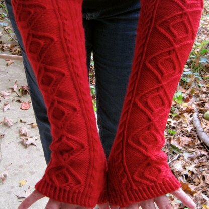 Matterhorn Long Fingerless Mitts