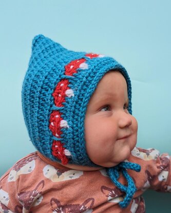 Mushroom Pixie Bonnet