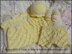 Summer Diamond Pattern Suit 16-22” doll/prem-3m+ baby