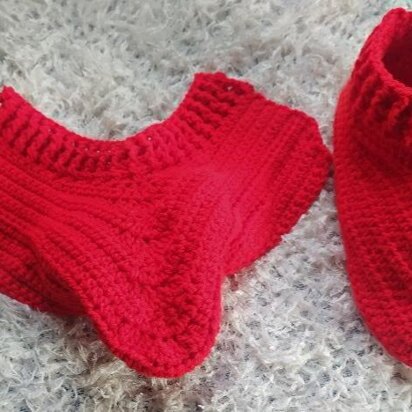 Crochet Adult Slippers