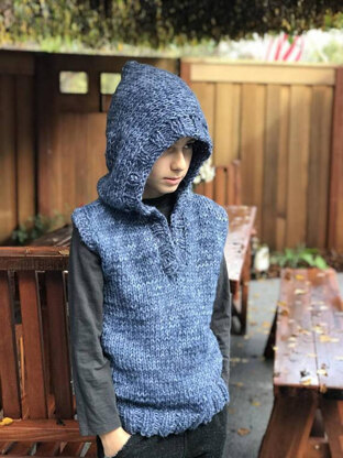 Knit vest for kids
