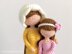 Mother & Daughter Willow Tree Inspired Dolls