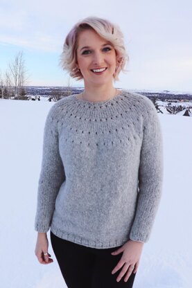 Knitting A Top Down Yoke Sweater - The Easy Eyelet Yoke Sweater — Knitatude