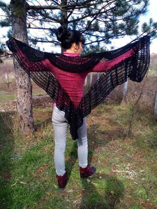 Knit & Crochet Lorena Shawl