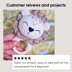 Lion baby rattle amigurumi
