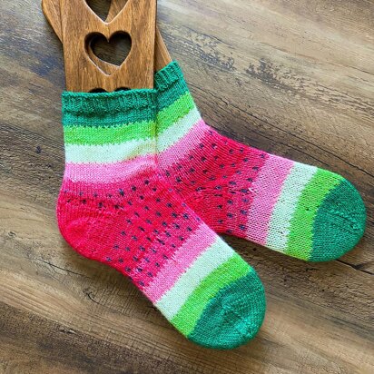 Watermelon Socks