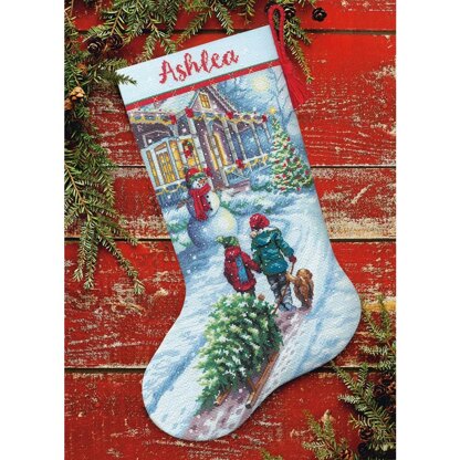 Dimensions Christmas Tradition Stocking Cross Stitch Kit