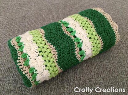 Fields of Green Baby Blanket