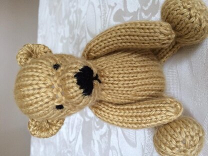 Crib, sleep sack, pillow and little teddy for Baby Poppet