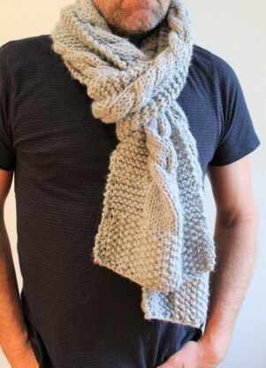 Men's Storm Cable Scarf