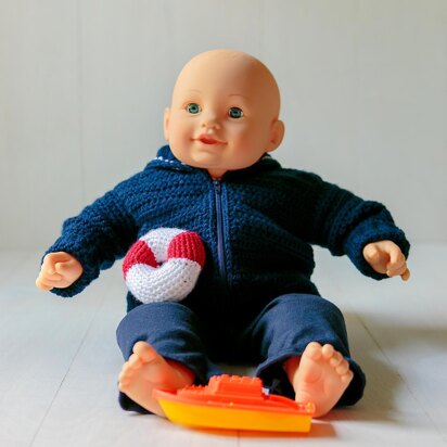 Sailor Crackerjack Baby Sweater