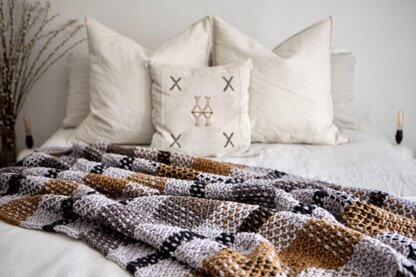 Moonstone Plaid Blanket