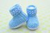 Boot Style Twinkle-Twinkle Baby Booties