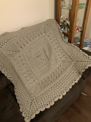 Celtic mandala throw