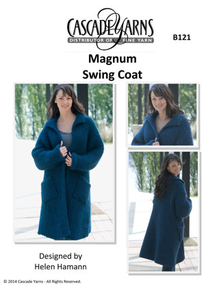 Swing Coat in Cascade Magnum - B121