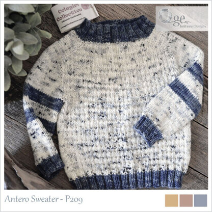 OGE Knitwear Designs P209 Antero Sweater PDF