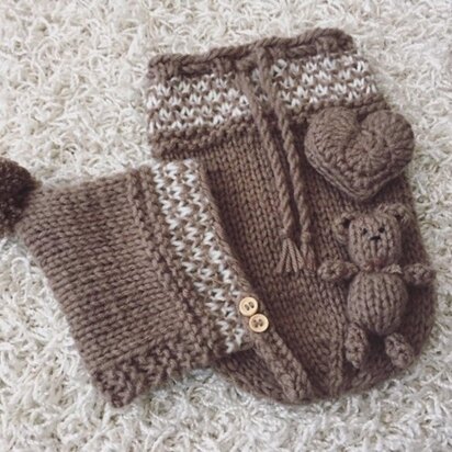 Babies Romper Crochet Pattern (6168-7-B) ¦