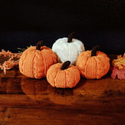 Cabled Pumpkins