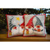 Vervaco Christmas Gnomes with Star Cushion Cross Stitch Kit - 40cm x 40cm