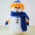 Percy the Snowman Doll Knitting Pattern - Toy Knitting Pattern