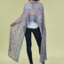 Sag Harbor Wrap - Knitting Pattern for Women in Tahki Yarns Osprey by Tahki Yarns