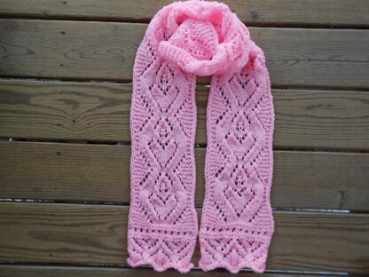 Valentines In Lace Scarf