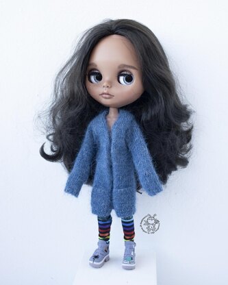 Cardigan for 12" dolls