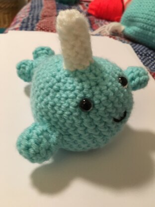 Norbert the Narwahl Amigurumi