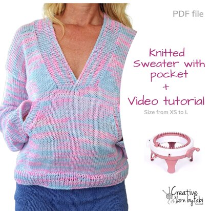 Sentro knitting machine sweater