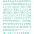 American Crafts DCWV Letterboard Letters & Characters 1" 188/Pkg - Teal