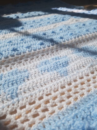 Snow Ball baby blanket