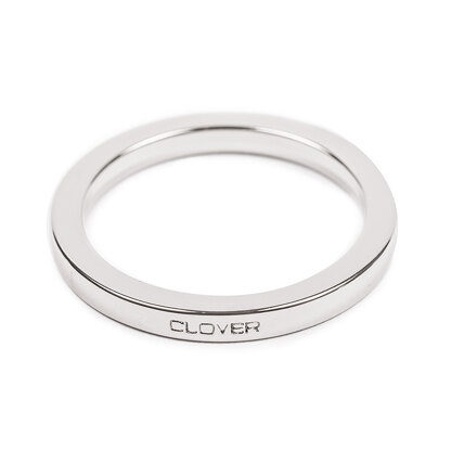 Clover O-Ringe, Glossy Nickel - 40 mm
